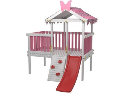 Детский домашний игровой комплекс Мансарда 7 Розовый